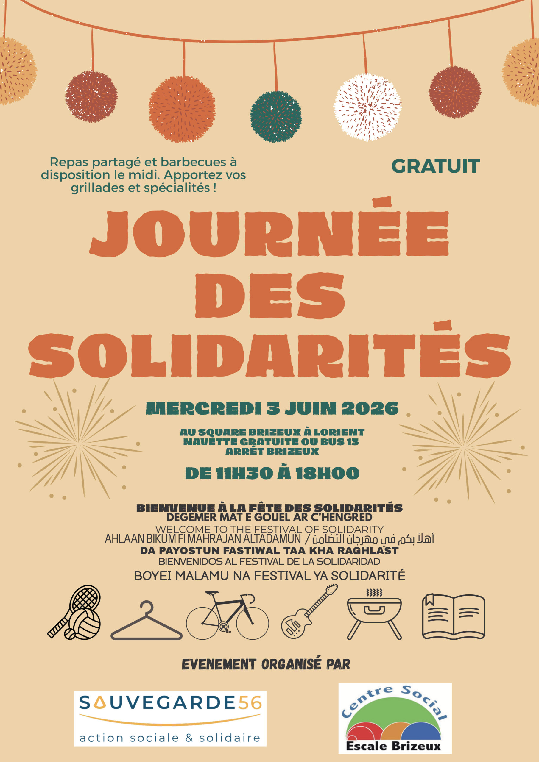 Flyer Fête des Voisins Moderne Coloré